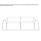 Sofa bed with removable cover Tonnerre