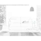 Fabric fold-out sofa with removable cover Windberg
