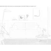 Spotted microfiber sofa bed Greci