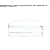 Sofa bed with removable cover Glasgow