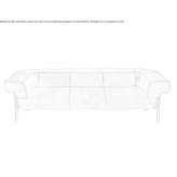 3-seater sofa Nereto