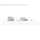 Sectional sofa in fabric or leather Trapivka