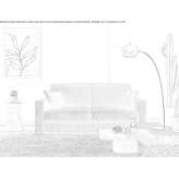 Fabric fold-out sofa with removable cover Alginet