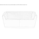 Fabric sofa Grecesti