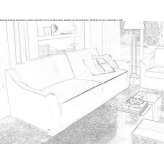 Skórzana sofa 3-osobowa Cantoira