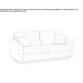 Sofa bed with electric drive Seissan