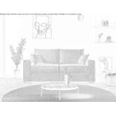 Microfiber leatherette sofa bed with removable cover Grondona