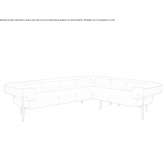 5-seater corner leather sofa Nereto