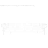 4-seater sofa Nereto