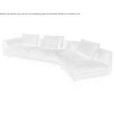 Sectional fabric sofa Hadol