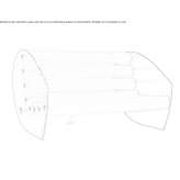 Glass and TPU sofa with armrests Franeker