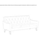 3-osobowa sofa ze skóry winylowej Sumrall