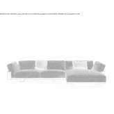 Segmentowa sofa materiałowa Vari