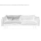 Skórzana sofa 2-osobowa Rethel
