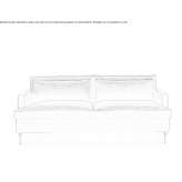 2-seater fabric sofa bed Shepsi