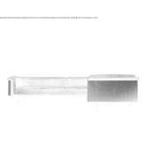 Sectional wire mesh and fabric sofa Raciu
