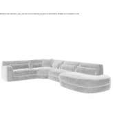 Segmentowa sofa materiałowa Limidi