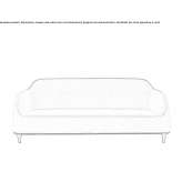 Sofa z tkaniny Udomlya