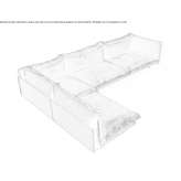 Skórzana sofa segmentowa Rethel