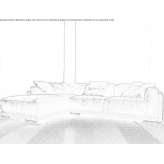 Sectional sofa bed Actipan