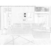 5-seater corner sofa bed in fabric Flitwick