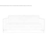 Materiałowa rozkładana sofa Therwil