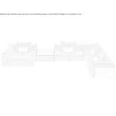 Sectional fabric sofa Mellieha