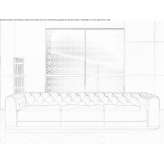 Skórzana sofa 3-osobowa Corongo