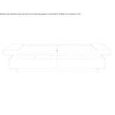 Pikowana skórzana sofa Plavy