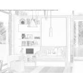 Rozkładana 2-osobowa sofa materiałowa Savonera