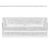 Materiałowa rozkładana sofa Skiatook