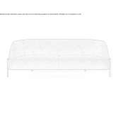 Quilted 3-seater sofa Kutina