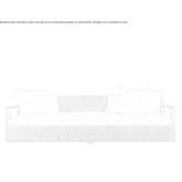 Upholstered rope sofa Isniq