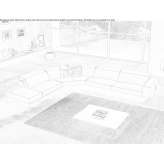 Corner leather sofa Bigolino
