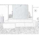 Relaksująca 3-osobowa sofa materiałowa z szezlongiem Baulon