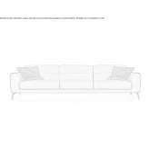 Leather sectional sofa Moussan