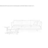 Sectional fabric sofa Chalupki