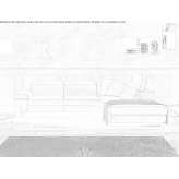 Corner leather sofa with electric drive Coacalco