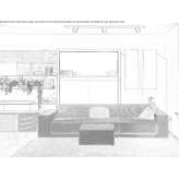 Rozkładana 4-osobowa sofa materiałowa Gilze