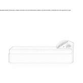 3-seater fabric sofa bed Murici