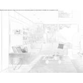Sectional, fold-out sofa made of fabric Mandal