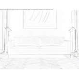 Sofa materiałowa 3-osobowa Baulon
