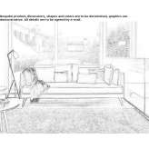 Sofa bawełniana 3-osobowa Velaine
