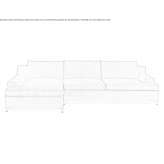 Segmentowa sofa materiałowa Selca