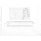 Upholstered fabric fold-out with removable cover Stekene