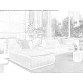 Corner modular leather sofa with chaise longue Vari