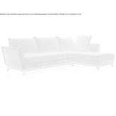 Sectional fabric sofa with a chaise longue Silute