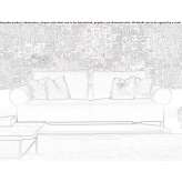 2-seater fabric sofa Gastern