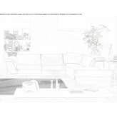 Sectional relaxation sofa Barbiano