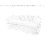 Sofa z tkaniny Dziwnow